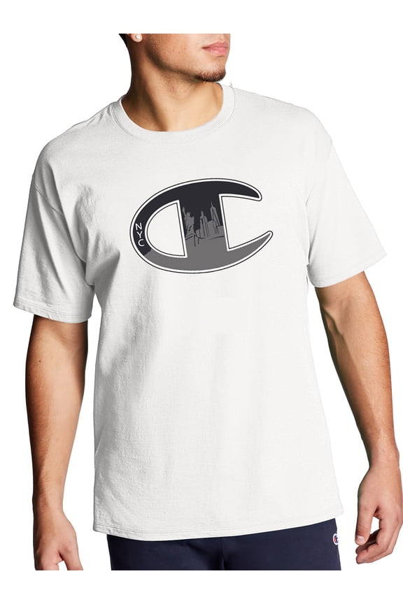 Men's City Script Big C Logo Graphic Tee Shirt, up to Size 2XL