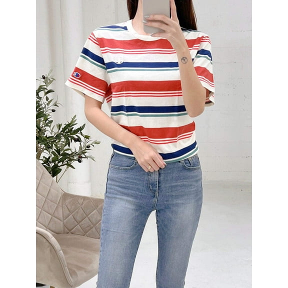 Champion Men's Classic AOP T-Shirt Light Fresh T8754P 407D55 AI8J