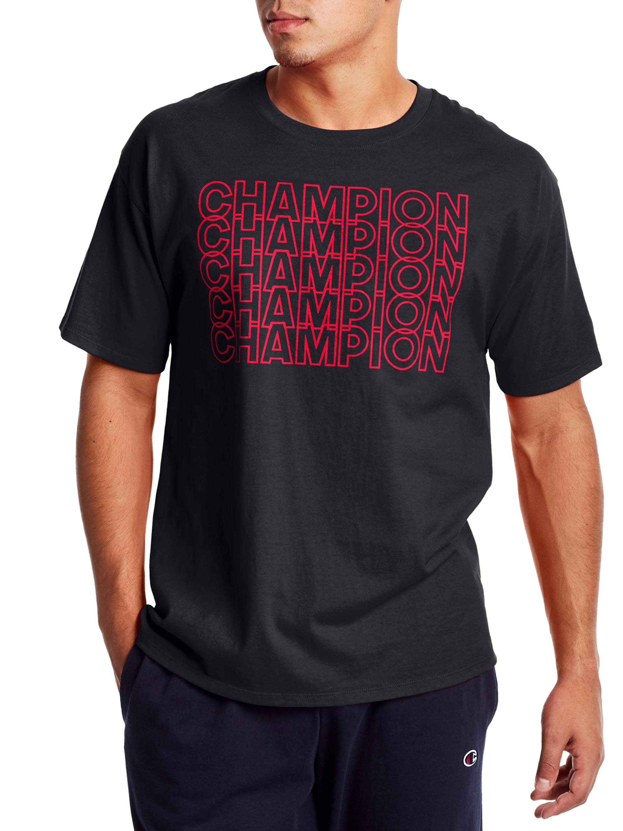 Champion Men s Classic Graphic T Shirt Walmart