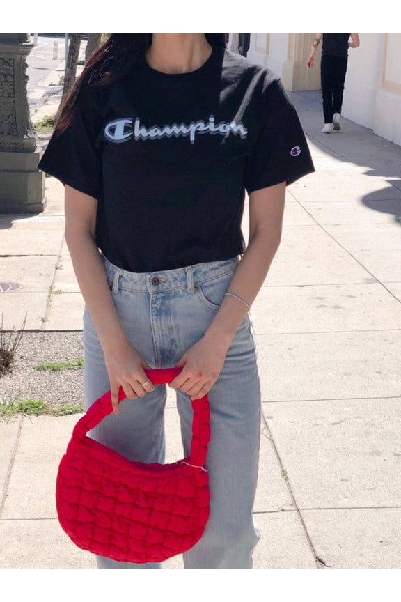 Champion Men's Classic Graphic T-shirt Black GT23H 586Z8A 003