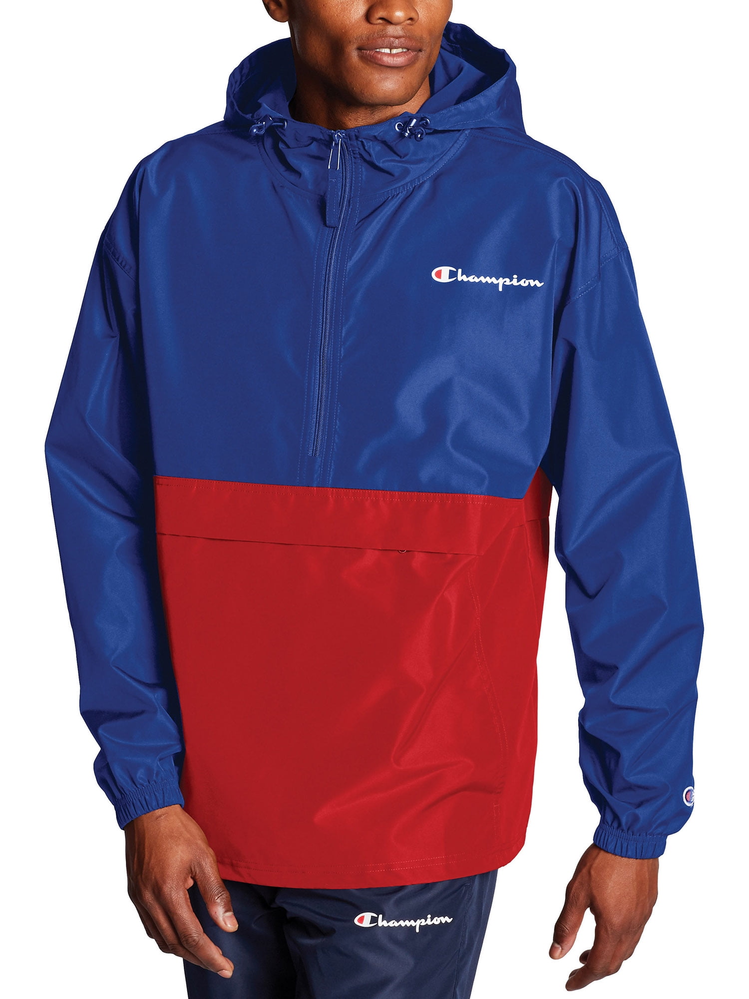 Champion Men's Colorblocked Packable Jacket, Sizes S-L - Walmart.com