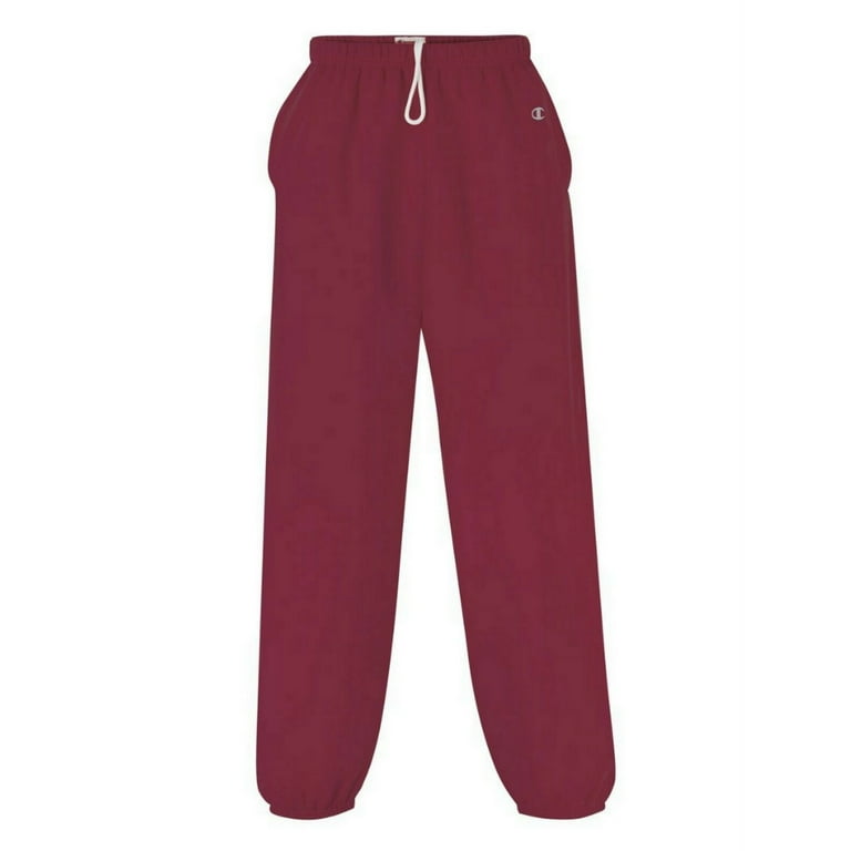 Maroon champion sweatpants discount