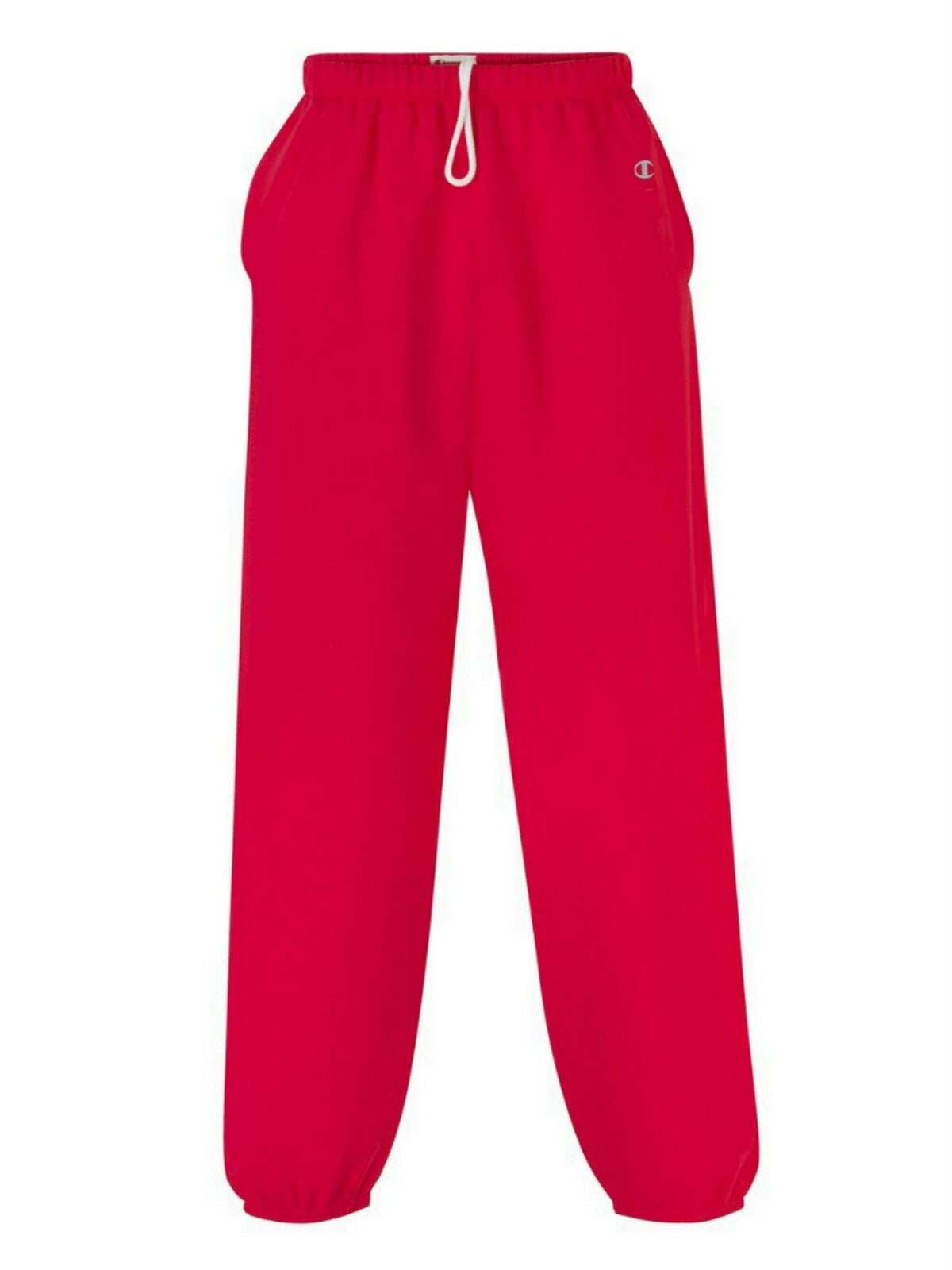 Mens red champion sweatpants sale