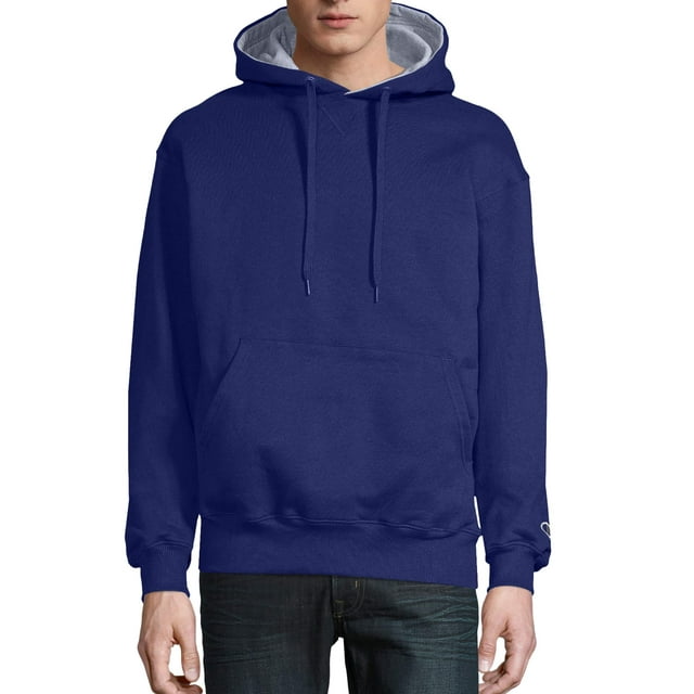Champion Men's Cotton Max Fleece Pullover Hoodie, up to Size 3XL