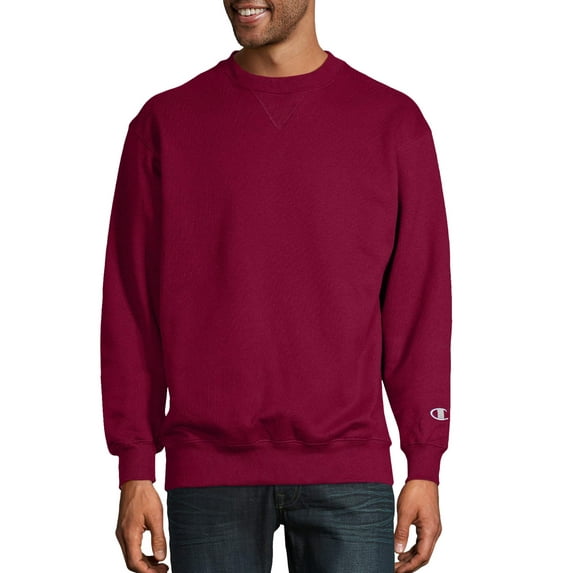 Champion Men's Cotton Max Fleece Sweatshirt, up to Size 2XL