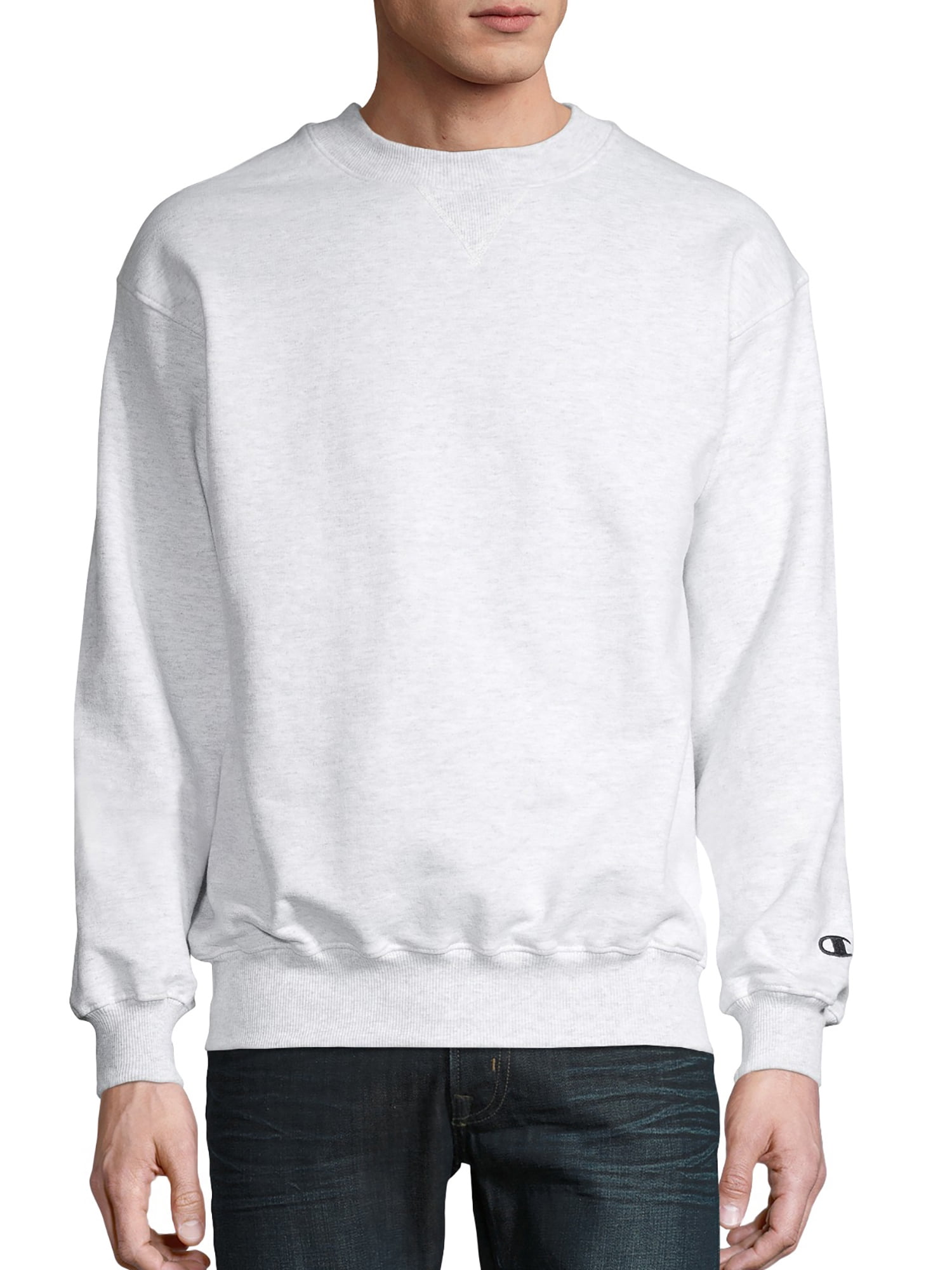 Champion Men s Cotton Max Fleece Sweatshirt up to Size 2XL Walmart