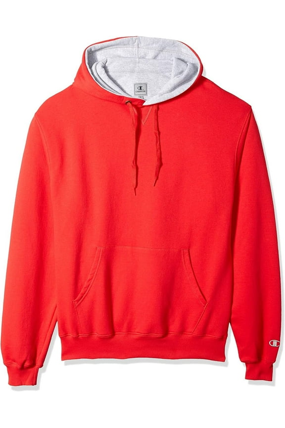 Men's Cotton Max Pullover Hoodie, Team Scarlet, 2X Large