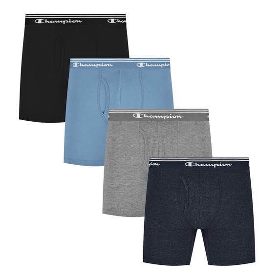 Champion Men's Cotton Stretch Boxer Briefs