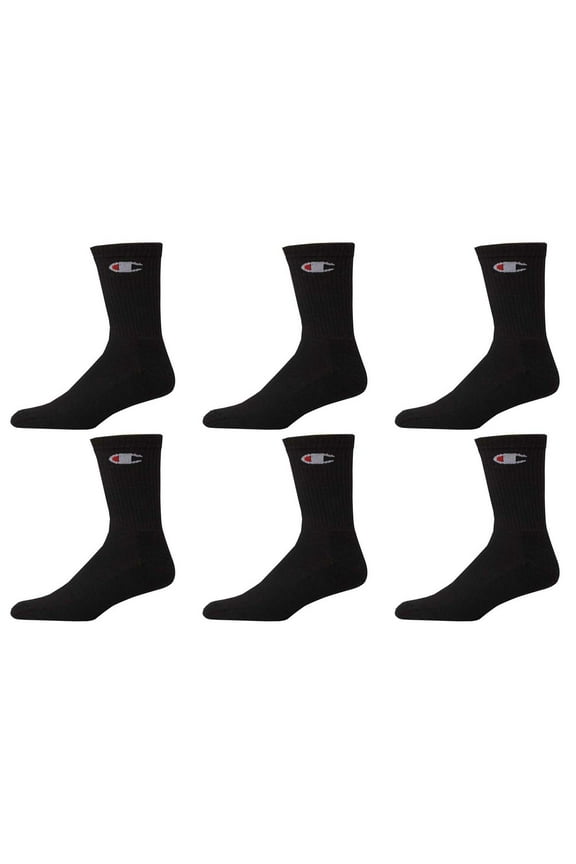 Men's Crew Socks, 6 Pack