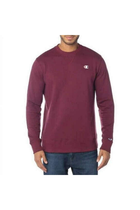 Men's Crewneck Pullover (Red, Small)