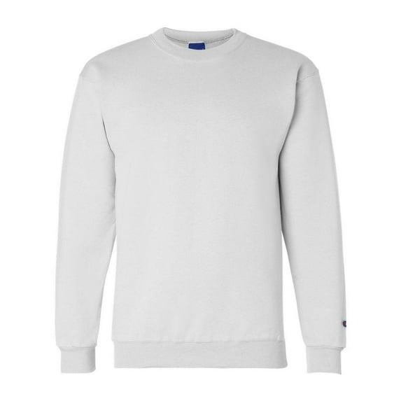 Champion Men's Double Dry Eco Fleece Crew, White L