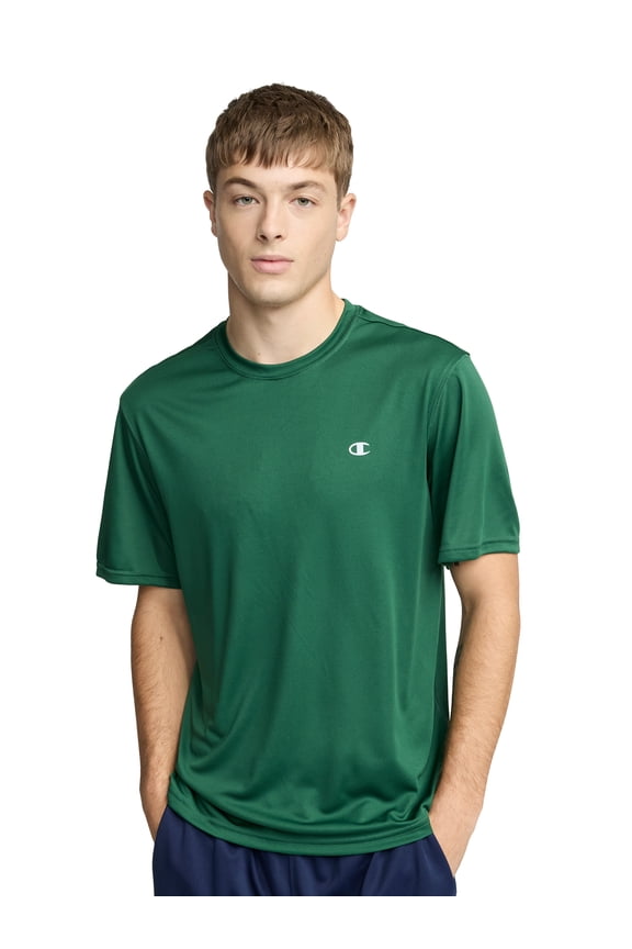 Men’s Sport T-Shirt with Reflective “C” Logo, Slim Fit, Lightweight Polyester Fabric, Sizes S-XXL