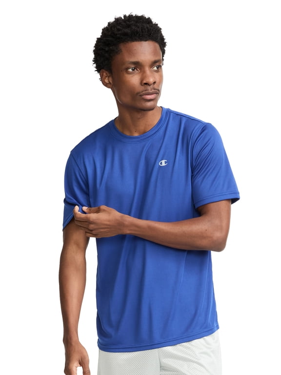 Men’s Sport T-Shirt with Reflective “C” Logo, Slim Fit, Lightweight Polyester Fabric, Sizes S-XXL