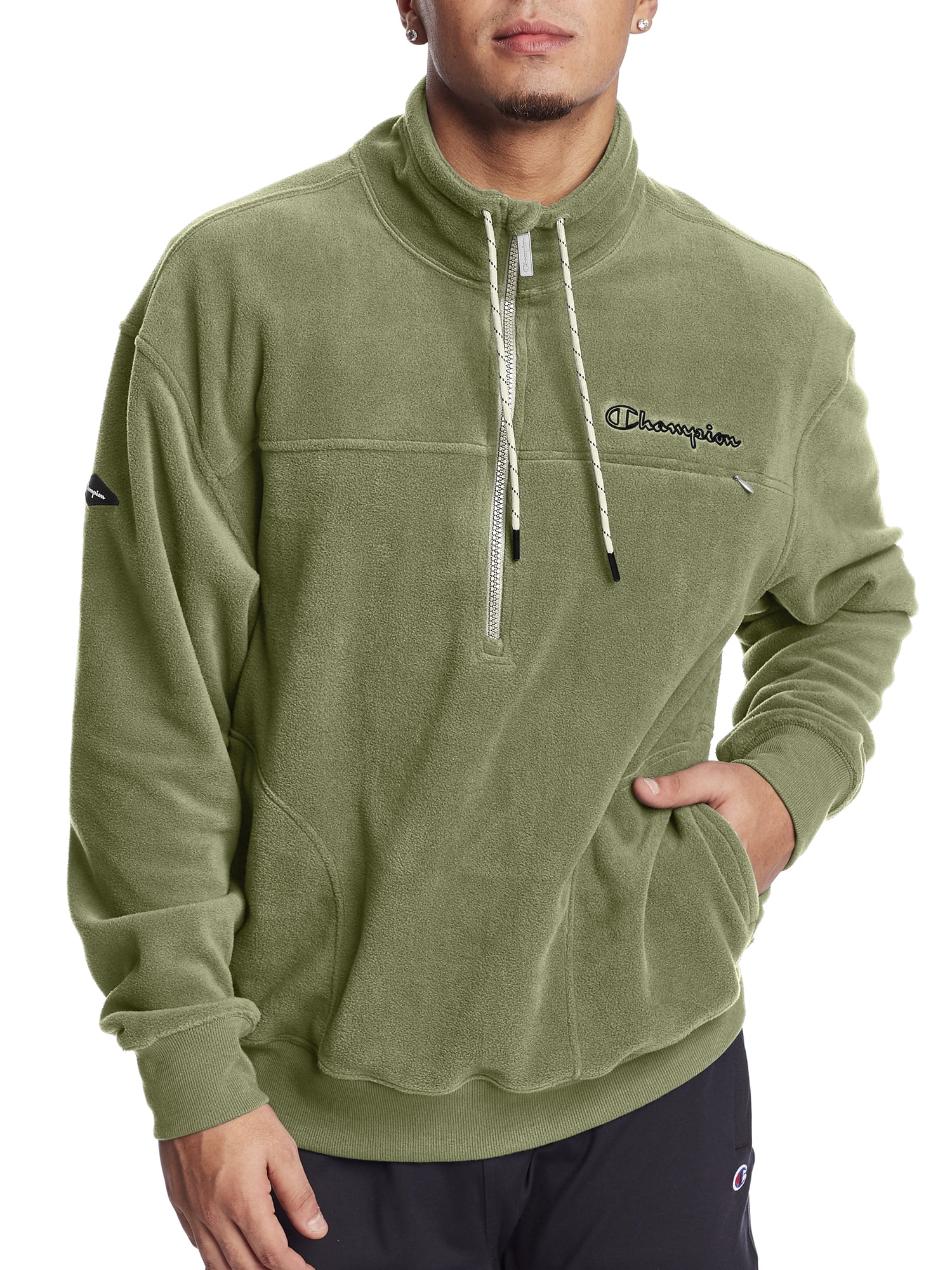 Champion Reverse Weave Quarter Fleece Shirt, Men's Pullover, Zip