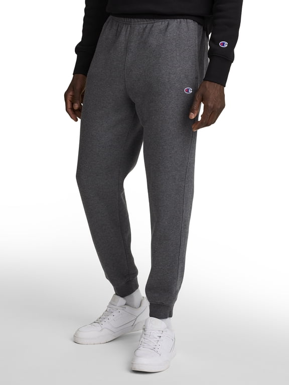 Men's Fleece Cuffed Joggers, Sweatpants, Standard Fit, Midweight Fleece, Sizes S-4XL