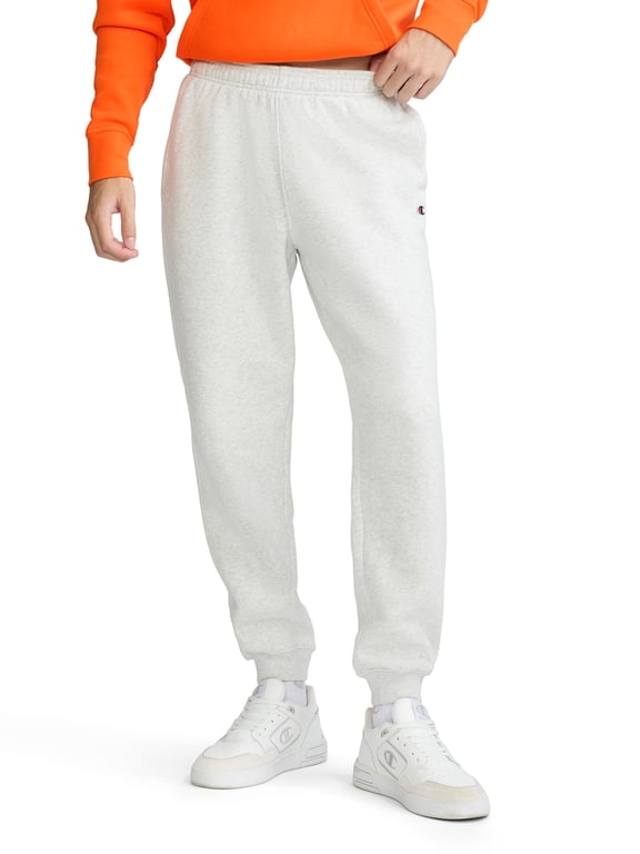 Men's Fleece Cuffed Joggers, Sweatpants, Standard Fit, Midweight Fleece, Sizes S-4XL