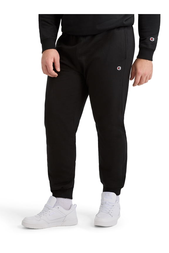 Men's Fleece Cuffed Joggers, Sweatpants, Standard Fit, Midweight Fleece, Sizes S-4XL