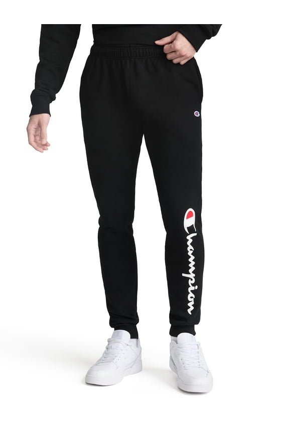Men's Graphic Fleece Joggers Sweatpants, Standard Unisex Fit, Midweight Fleece, Classic Script Logo, Sizes S-4XL