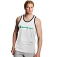 thumbnail image 1 of Champion Men's Graphic Ringer Tank Top White Size Medium, 1 of 4