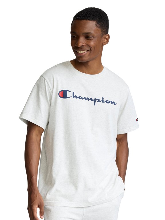 Men's Graphic Short Sleeve T-Shirt, Standard Fit, Classic Script Logo, Midweight 100% Cotton, Sizes S-4XL