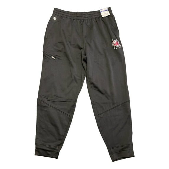 Champion Men's Graphic Team Logo Elastic Waist Jogger Pant (Black/South Carolina Gamecocks, XXL)