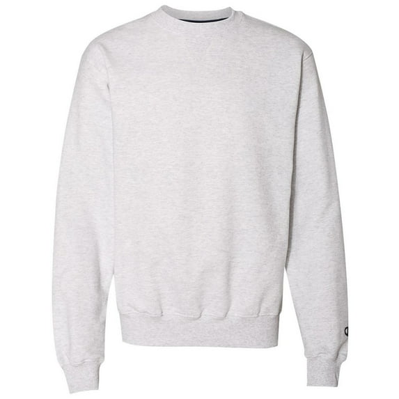 Champion Men's Heavyweight French Terry Crew Neck Sweatshirt Silver Grey 2XL