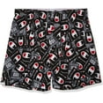 thumbnail image 1 of Champion Men's Joker Print Knit Boxer, Black, X Large, 1 of 2
