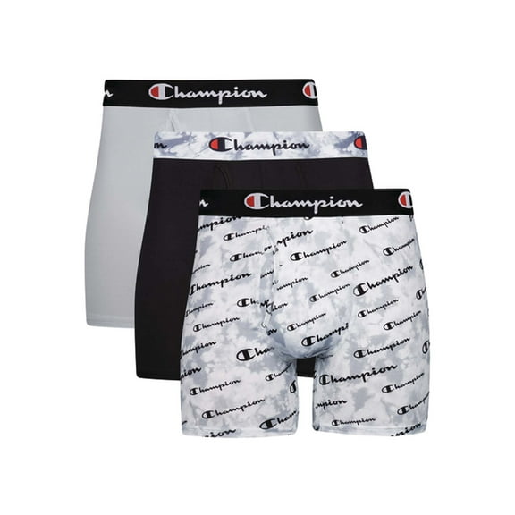 Champion Men's Lightweight Stretch Total Support Pouch Boxer Brief, 3 Pack