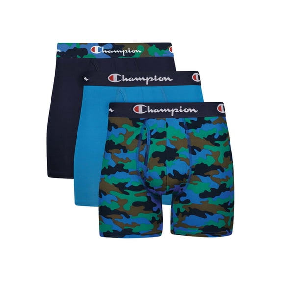 Champion Men's Lightweight Stretch Total Support Pouch Boxer Brief, 3 Pack