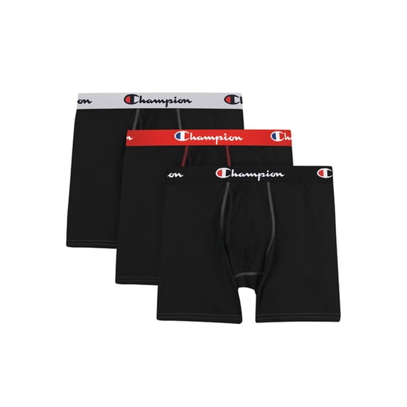 Champion Men's Lightweight Stretch Total Support Pouch Boxer Brief, 3 Pack