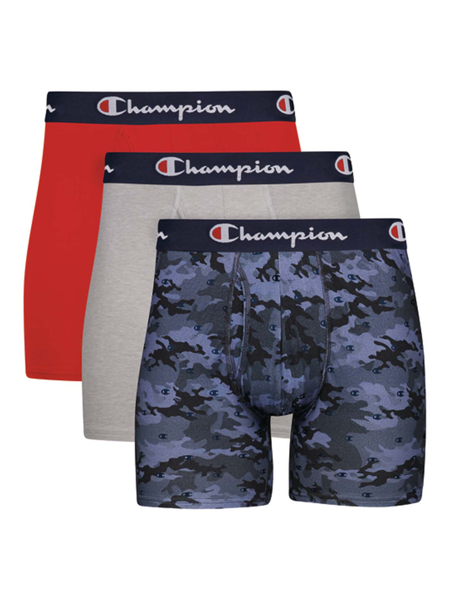 Champion Men's Lightweight Stretch Total Support Pouch Boxer Brief, 3 Pack - image 1 of 7
