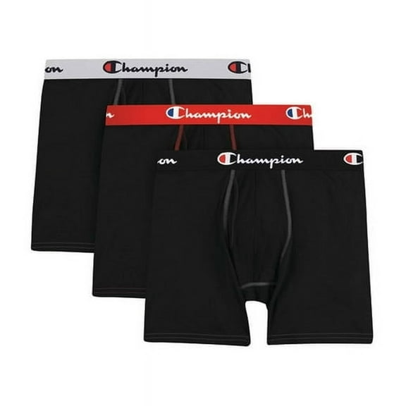 Champion Men's Lightweight Stretch Total Support Pouch Boxer Brief, 3 Pack