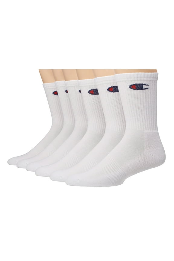 Men's Logo Crew Socks, 6 Pack