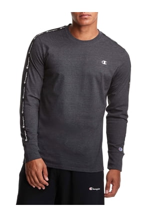 Men's Logo Taping Long Sleeve T-Shirt, Sizes S-2XL, Champion Men's Tee