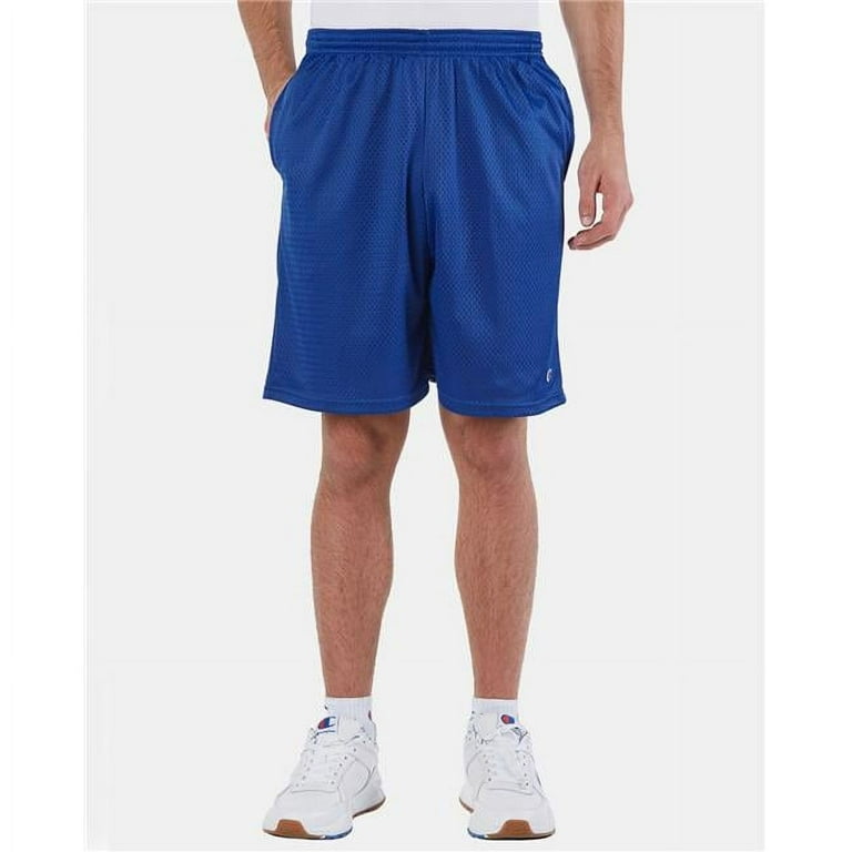 Champion men's long mesh short with pockets on sale