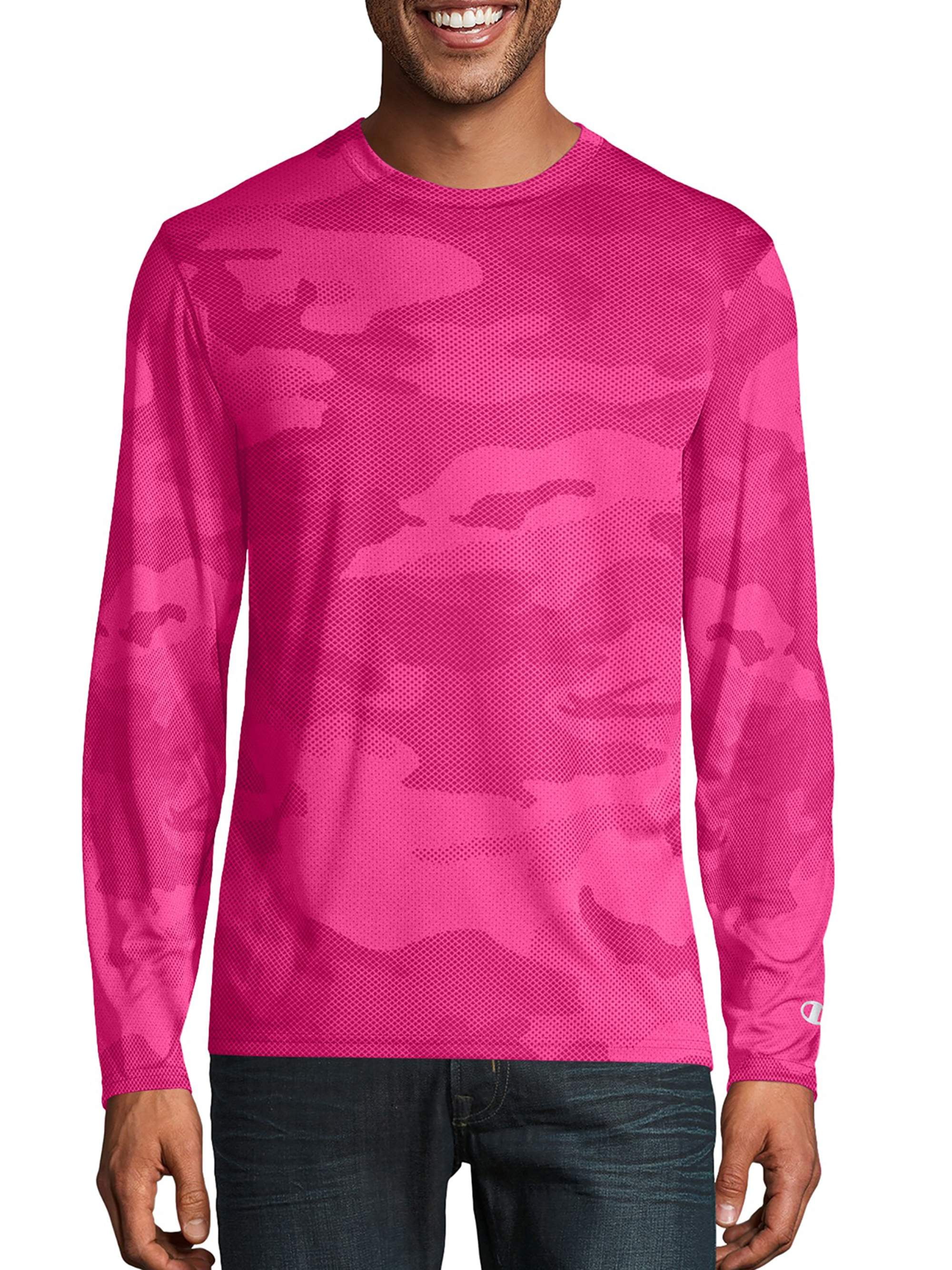 pink long sleeve champion shirt