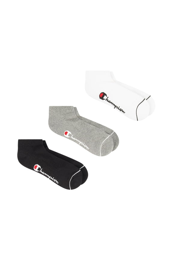 Men’s Low Cut Socks 3 Pack – Half Terry Cushion, Moisture-Wicking, Arch Support, Stretch Comfort, Sizes 6–12.5