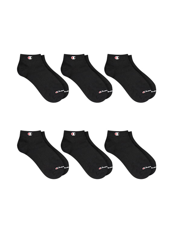 Men’s Lightweight Low Cut Socks 6 Pack, Moisture-Wicking, Arch Support, Stretch Comfort, Sizes 6–12.5