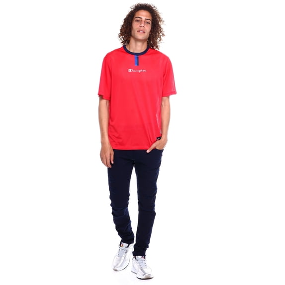 Champion Men's Mesh YC T-Shirt Scarlet, Large