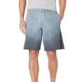 thumbnail image 1 of Champion Men's Moisture Wicking Ombre Powerblend Graphic Cotton Active Shorts-Gray / S, 1 of 4