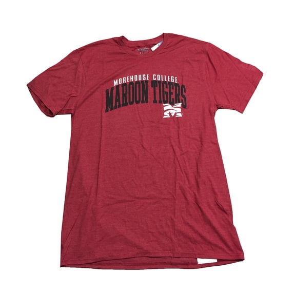 Champion Men's Morehouse College Maroon Tigers Casual Crew Neck T-Shirt, 2X-Large