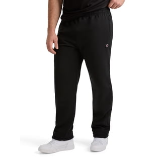 Champion Men's Open-Bottom Fleece Sweatpants, Standard Fit, Midweight Fleece, Sizes S-4XL