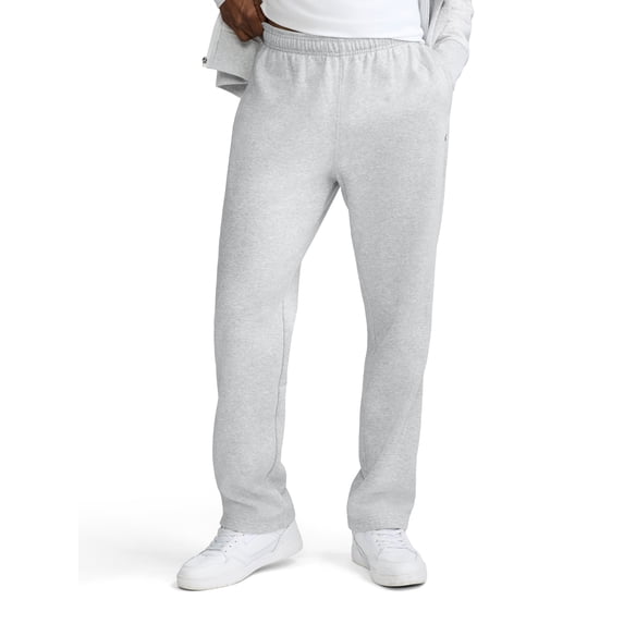 Champion Men's Powerblend Open-Bottom Fleece Sweatpants, Standard Fit, Midweight Fleece, Sizes S-4XL