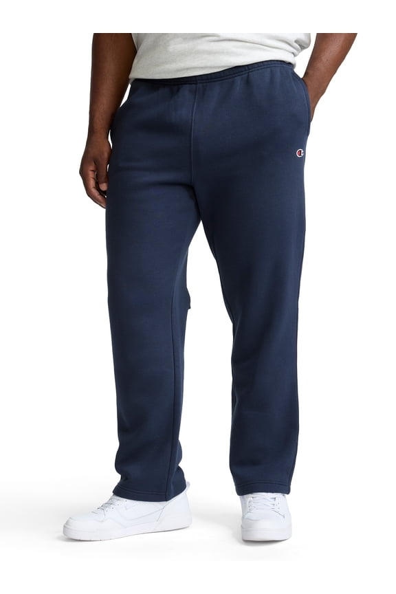 Men's Open-Bottom Fleece Sweatpants, Standard Fit, Midweight Fleece, Sizes S-4XL
