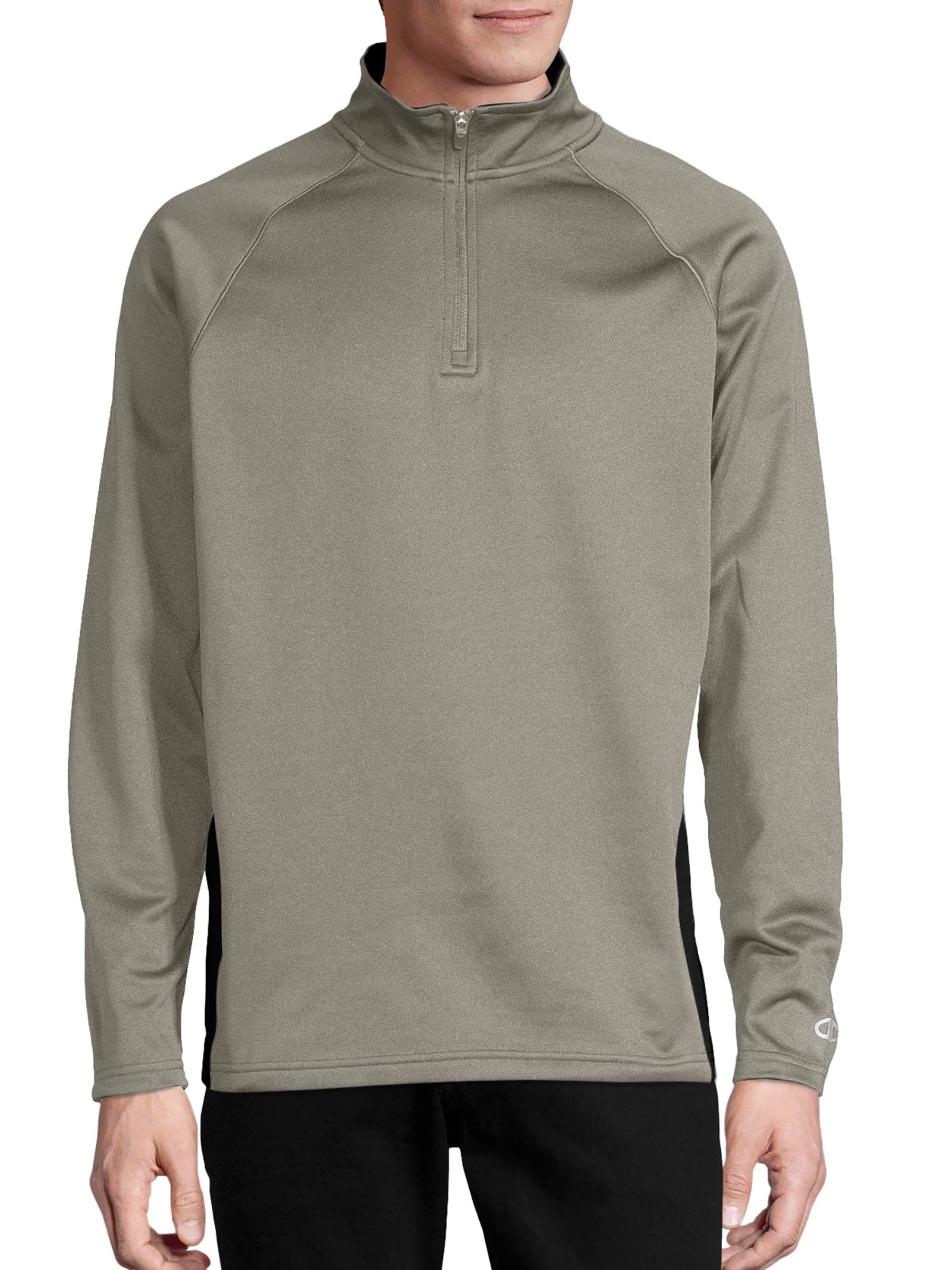 Champion Men s Performance Fleece Quarter Zip Jacket up to Size
