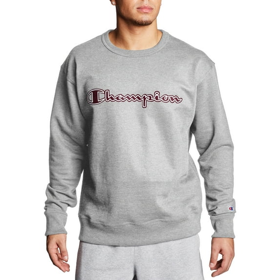 Champion Men's Powerblend Applique Crew Sweatshirt