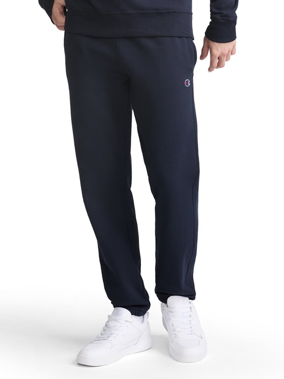 Men’s Powerblend Cinched Bottom Sweatpants with “C” Logo, Standard Fit, Midweight Fleece, Sizes S-XXL