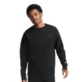 thumbnail image 1 of Champion Men’s Powerblend Crewneck Sweatshirt with “C” Logo, Standard Unisex Fit, Midweight Fleece, Sizes S-4XL, 1 of 9