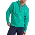 thumbnail image 1 of Champion Men's Powerblend Fleece Chest Script Logo Full Zip Hoodie, up to Size 2XL, 1 of 7