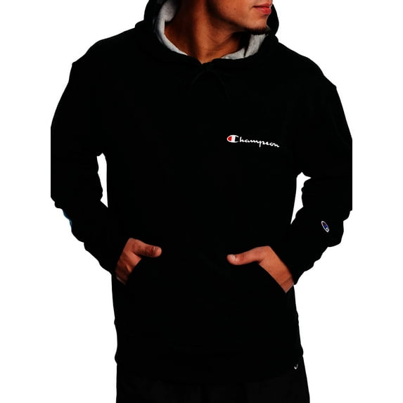 Champion Men's Powerblend Fleece Chest Script Logo Hoodie, up to Size 2XL
